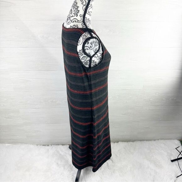Lauren Ralph Lauren Striped Linen Tank Pencil Midi Dress - Picture 6 of 7